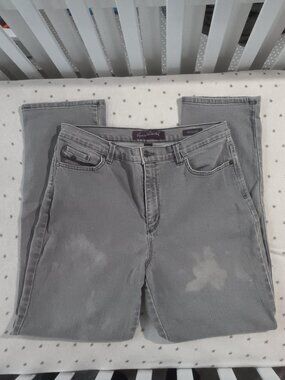 Gloria Vanderbilt Amanda Jeans size 14 faded gray